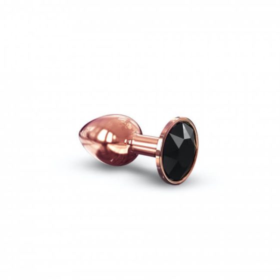 Dorcel Diamond Plug S - aluminijasti analni dildo - majhen (rožnato zlato)