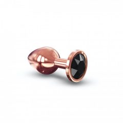   Dorcel Diamond Plug M - aluminijasti analni dildo - srednji (roza zlato)
