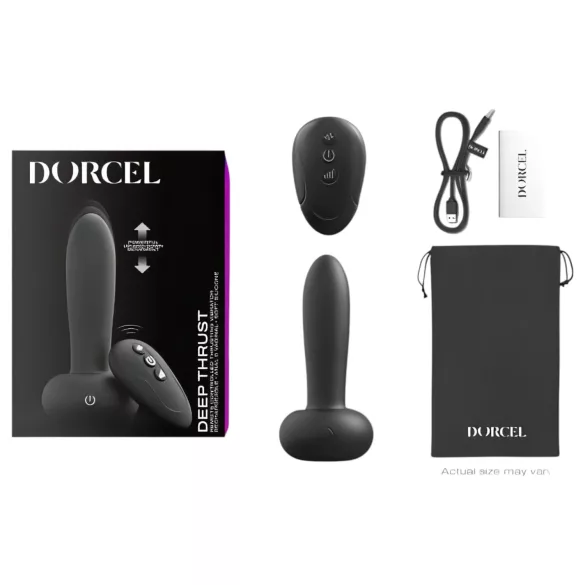 Dorcel Deep Thrust - potisni vibrator (črna)
