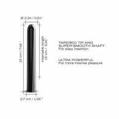   Dorcel Black Muse 2.0 - brezžični vibrator s palicami (črn)