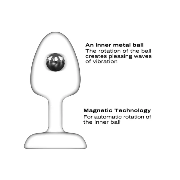 Dorcel - kroglični daljinski analni vibrator M - (črna)