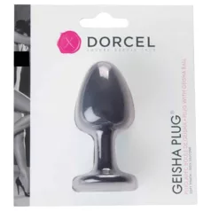Dorcel Geisha Plug M - kroglični analni čep (črn)