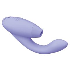   Womanizer Duo 2 - vodoodporen vibrator za točko G in stimulator klitorisa (vijolična)