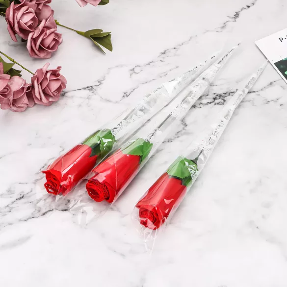 Panty Rose - tanga spodnje hlačke - skrita v cvetu - rdeča (S-L)