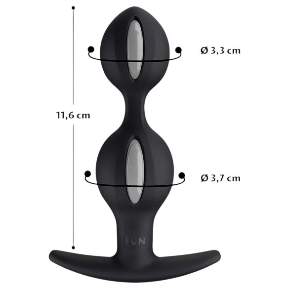 Fun Factory - analni kroglici duo - vijolična