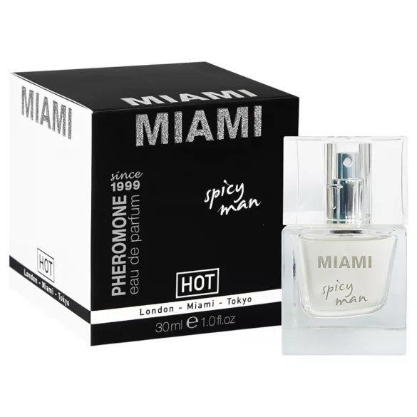 HOT Miami - feromonski parfum za moške - 30 ml