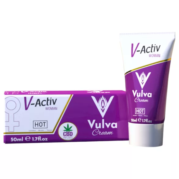 Hot V-Active - intim stimulacijska krema za ženske - 50 ml