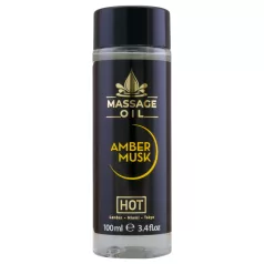 HOT - masažno olje za nego kože - jantar mošus (100 ml)