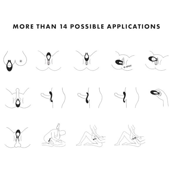 Satisfyer Endless Joy - vibrator za pare - polnjenje USB - roza