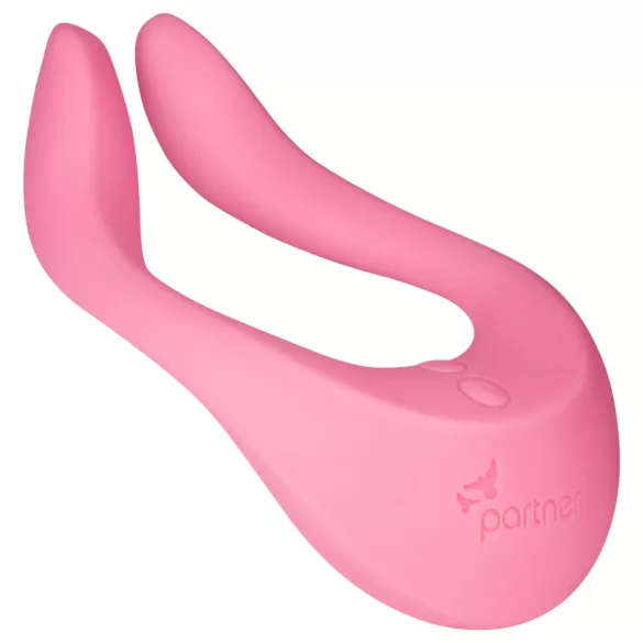 Satisfyer Endless Joy - vibrator za pare - polnjenje USB - roza