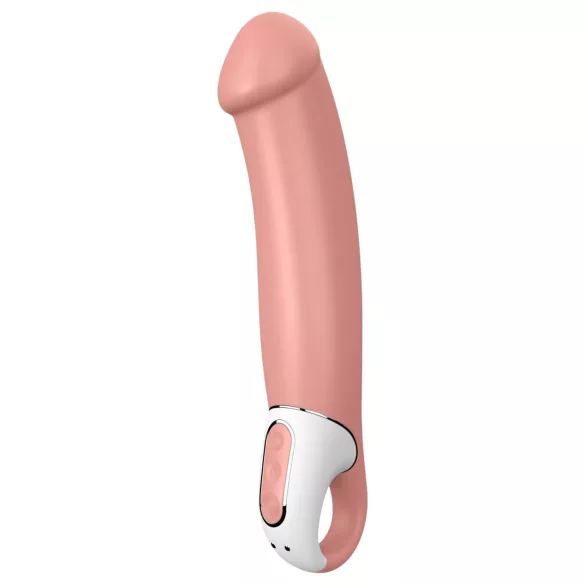 Satisfyer Master - vibratorski masažer - vodoodporen - polnilni - naravna barva
