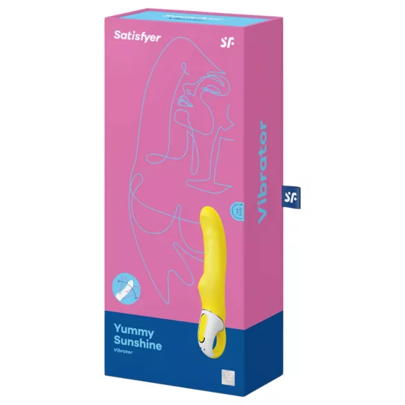 Satisfyer - G-točkovni vibrator - vodoodporen - rumen