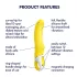 Satisfyer - G-točkovni vibrator - vodoodporen - rumen