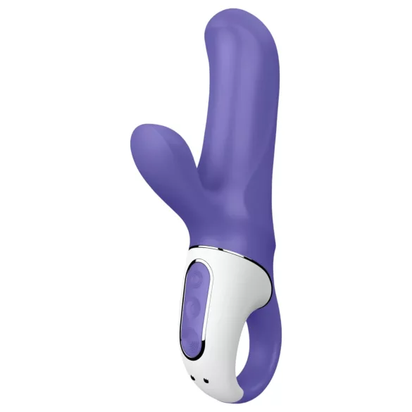 Satisfyer Magic Bunny - vibrator za klitoris z ročajem - vodoodporen - modra