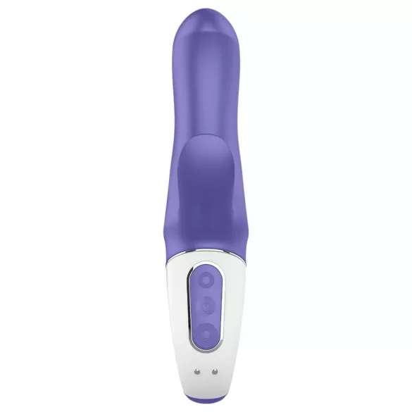 Satisfyer Magic Bunny - vibrator za klitoris z ročajem - vodoodporen - modra