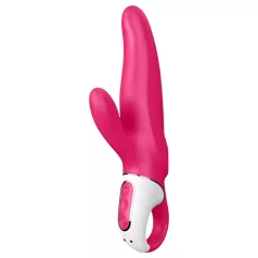  Satisfyer Mr. Rabbit - vodoodporni vibrator z nastavkom za klitoris (roza)