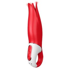   Satisfyer Power Flower - vodoodporni vibrator z možnostjo polnjenja (rdeč)