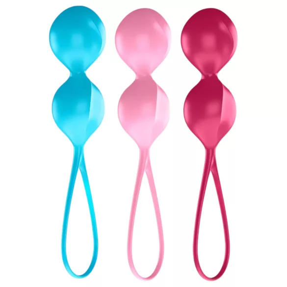 Satisfyer V Balls - gejša kroglice set - 3-delni komplet