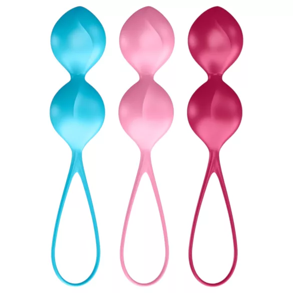 Satisfyer V Balls - gejša kroglice set - 3-delni komplet