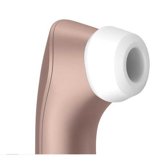 Satisfyer Pro 2+ - polnilni vibrator za klitoris - rjav