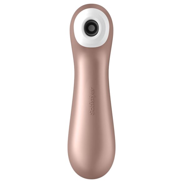 Satisfyer Pro 2+ - polnilni vibrator za klitoris - rjav