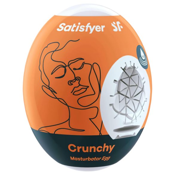 Satisfyer Egg Crunchy - masturbator za penis - enkratna uporaba