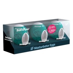 Satisfyer Egg Naughty - set jajčk za masturbacijo (3 kosi)