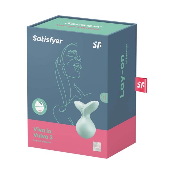 Satisfyer Viva la Vulva 3 - vodoodporni klitorisni vibrator z možnostjo polnjenja (meta)