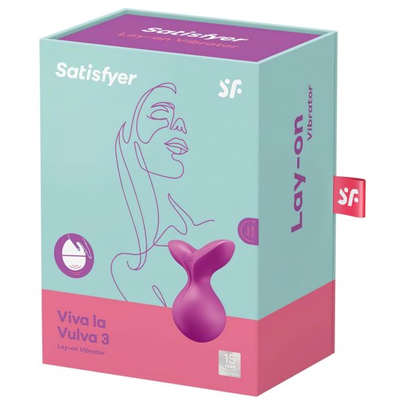 Satisfyer Viva la Vulva 3 - vibrator za klitoris (vijoličen)