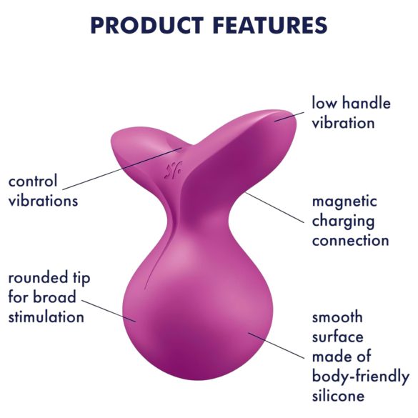 Satisfyer Viva la Vulva 3 - vibrator za klitoris (vijoličen)