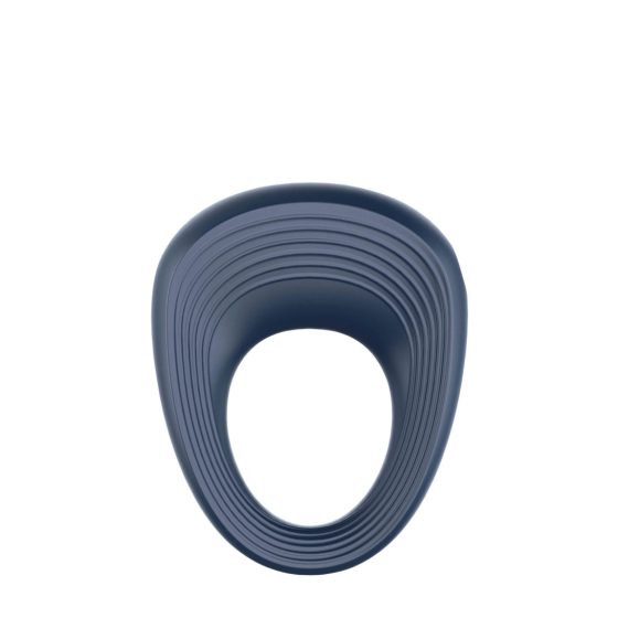 Satisfyer Power Ring - vodoodporen vibracijski obroček za penis, ki ga je mogoče polniti (siv)
