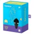 Satisfyer Sweet Treat - polnilni vibrator za klitoris z vrtečo glavico - črna