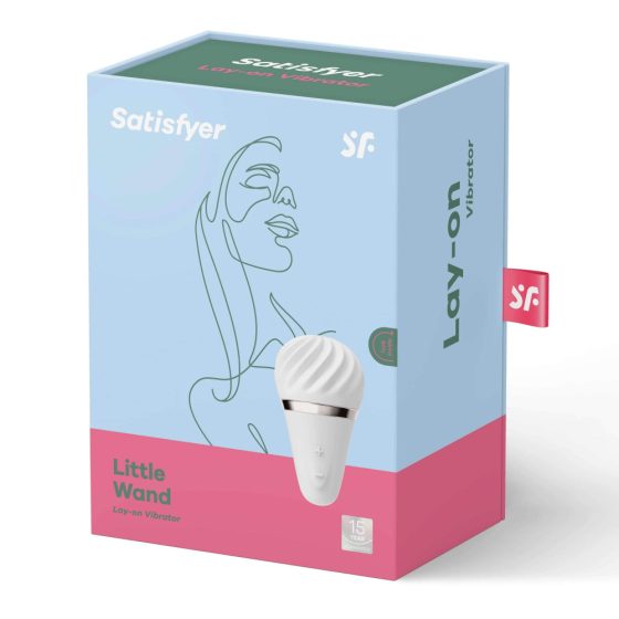 Satisfyer Little Wand - klitorisni vibrator z možnostjo polnjenja (bel)