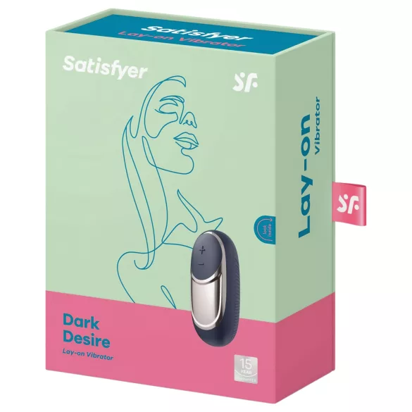 Satisfyer - klitoralni vibrator - polnjenje USB - črna