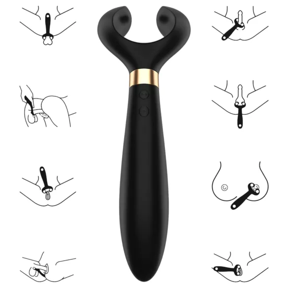 Satisfyer Endless Fun - vibracijski obroč za pare - akumulatorski vodoodporen