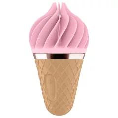   Satisfyer Sweet Treat - akumulatorski, vrteči se klitorisni vibrator (rožnato‑rjav)