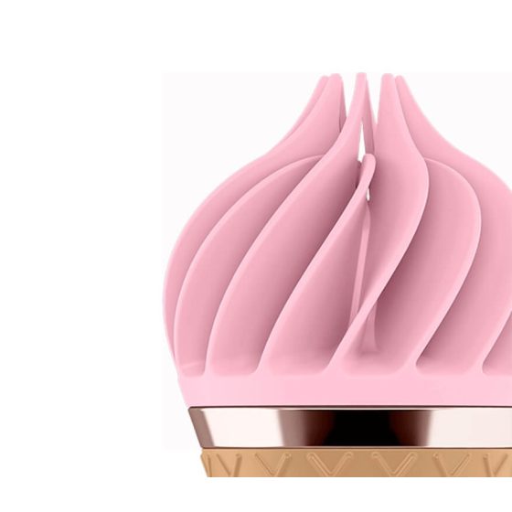 Satisfyer Sweet Treat - brezžični rotacijski klitorisni vibrator (roza-rjava)