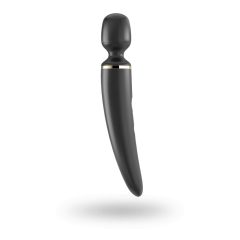   Satisfyer Wand-er Woman - vodoodporni masažni vibrator z možnostjo polnjenja (črn)
