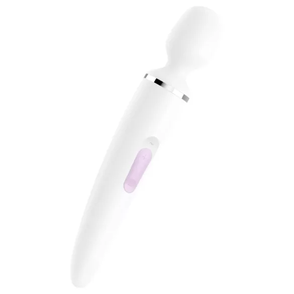 Satisfyer Wand-er Woman - vodoodporni masažni vibrator (bel)