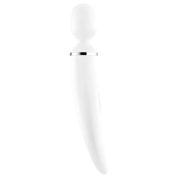 Satisfyer Wand-er Woman - vodoodporni masažni vibrator (bel)