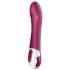 Satisfyer Big Heat - polnilni, ogrevalni G-točka vibrator (rdeč)
