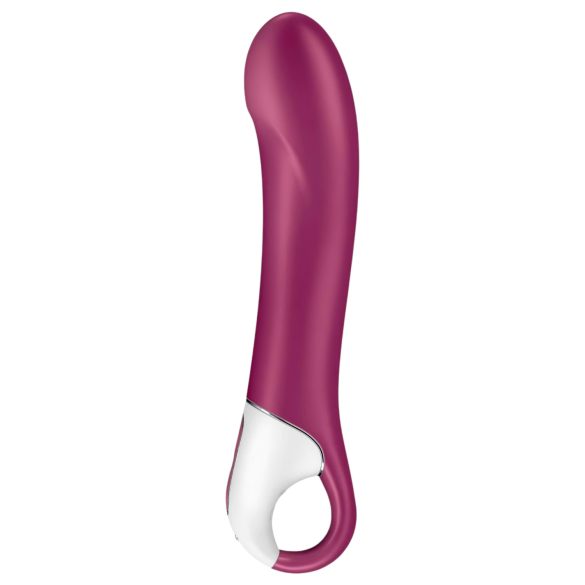 Satisfyer Big Heat - polnilni, ogrevalni G-točka vibrator (rdeč)