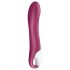 Satisfyer Big Heat - polnilni, ogrevalni G-točka vibrator (rdeč)