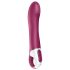 Satisfyer Big Heat - polnilni, ogrevalni G-točka vibrator (rdeč)