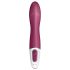 Satisfyer Big Heat - polnilni, ogrevalni G-točka vibrator (rdeč)