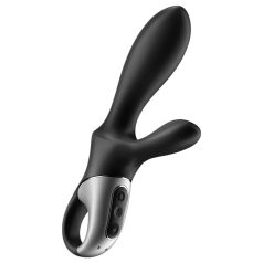 Satisfyer Heat Climax+ - analni vibrator z gretjem - črn