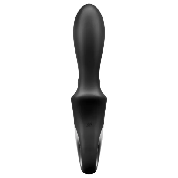 Satisfyer Heat Climax+ - aplikacijsko upravljani grelni analni vibrator (črn)