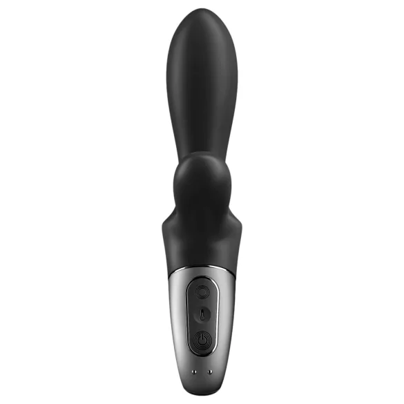 Satisfyer Heat Climax+ - aplikacijsko upravljani grelni analni vibrator (črn)