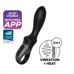   Satisfyer Heat Climax - pametni analni vibrator z gretjem (črn)