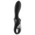 Satisfyer Heat Climax - analni vibrator z ogrevanjem, ki ga upravlja aplikacija (črn)